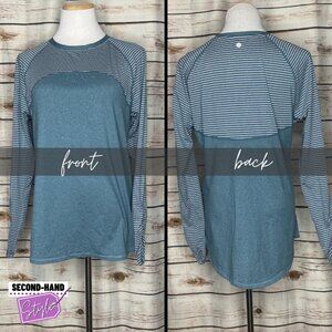 Teal Green Active Long-Sleeved Top